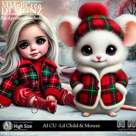 MMD - AI - CU Lil Child &amp; Mouse