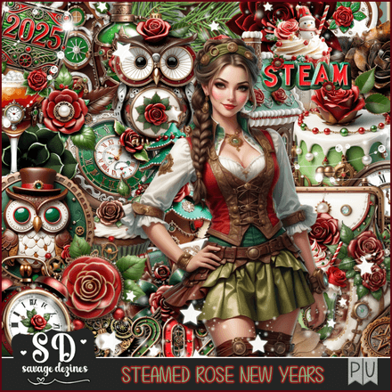 SD - Steamed Rose New Years Kit