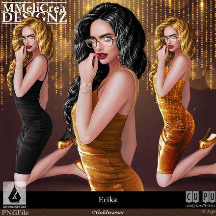 MMD - CLASSIC - Tube - CU Erika (PNG Format)