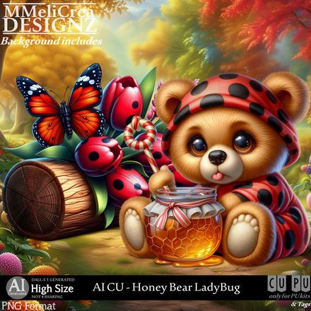 MMD - AI - CU Honey Bear LadyBug