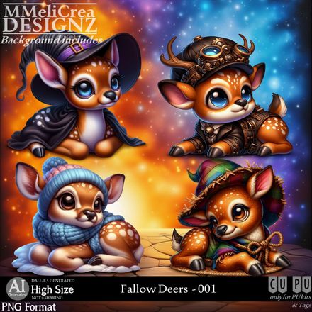 MMD - AI - Fallow Deers - CU001