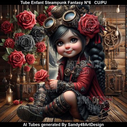 SAD - Tube Enfant Steampunk Fantasy N°6