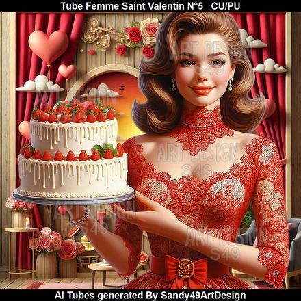 SAD - Tube Femme Saint Valentin N°5