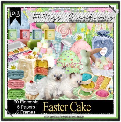 FW Tags - Easter Cake