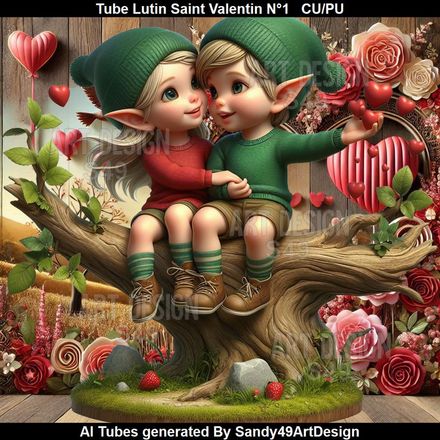SAD - Tube Lutin Saint Valentin N°1