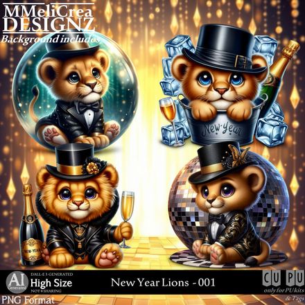 MMD - AI - New Year Lions - CU001
