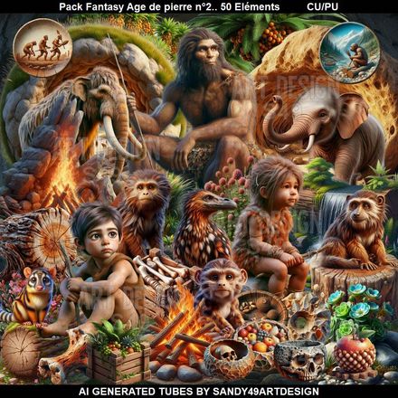 SAD - Pack Fantasy Age de pierre N°2