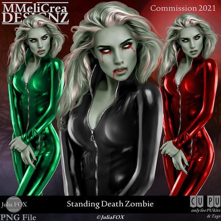 MMD - CLASSIC - Tube - CU Standing Death Zombie (PNG Format)