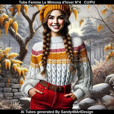 SAD - Tube Femme Le Mimosa d&#x27;hiver N°4