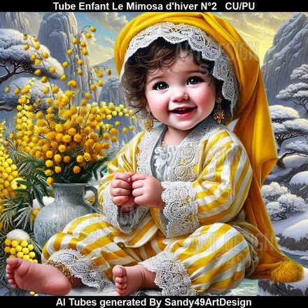 SAD - Tube Enfant Le Mimosa d&#x27;hiver N°2