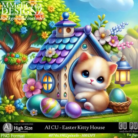 MMD - AI - CU Easter Kitty House