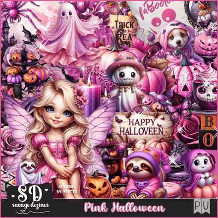 SD - Pink Halloween Kit