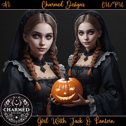CD- Girl With Jack O Lantern