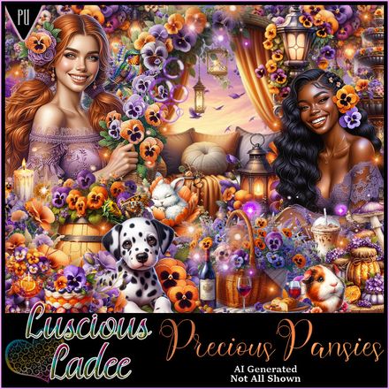 LL-Precious Pansies