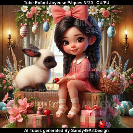 SAD - Tube Enfant Joyeuse Pâques N°20