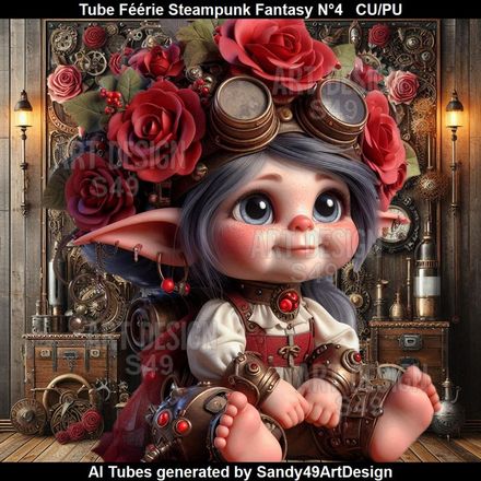 SAD - Tube Féérie Steampunk Fantasy N°4