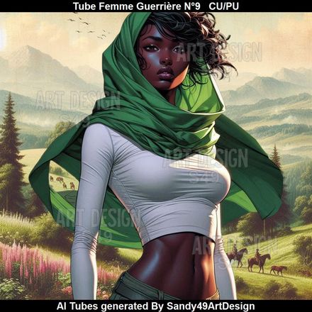 SAD - Tube Femme Guerrière N°9