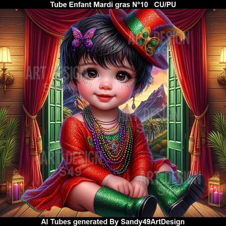 SAD - Tube Enfant Mardi gras N°10