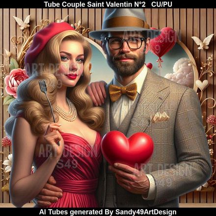 SAD - Tube Couple Saint Valentin N°2