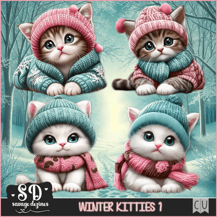 SD - AI CU WINTER KITTIES 1