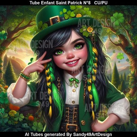SAD - Tube Enfant Saint Patrick N°8