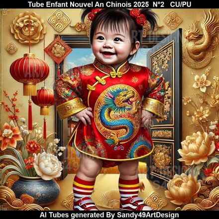 SAD - Tube Enfant Nouvel An Chinois 2025  N°2