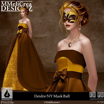 MMD - CLASSIC - Tube - CU Deidre NY Mask Ball (PNG Format)
