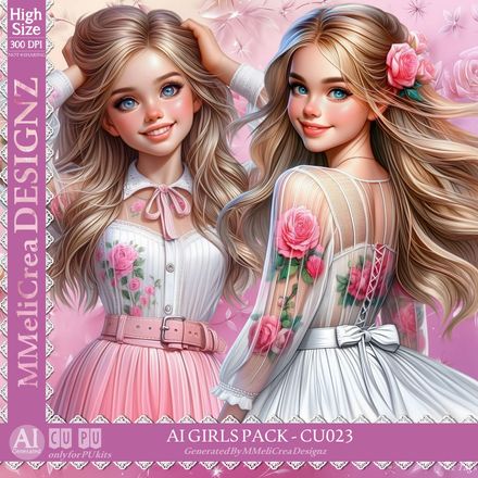MMD - AI - GIRLS PACK - CU023