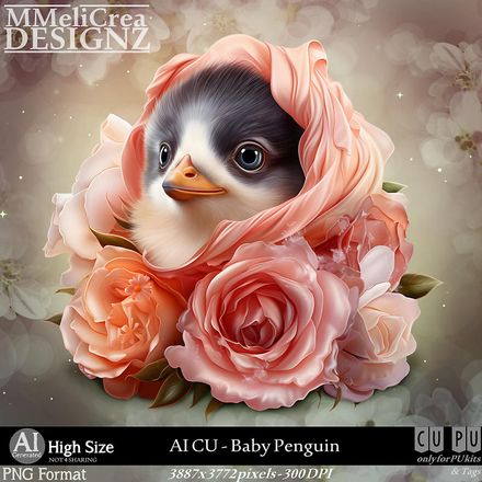 MMD - AI - CU Baby Penguin