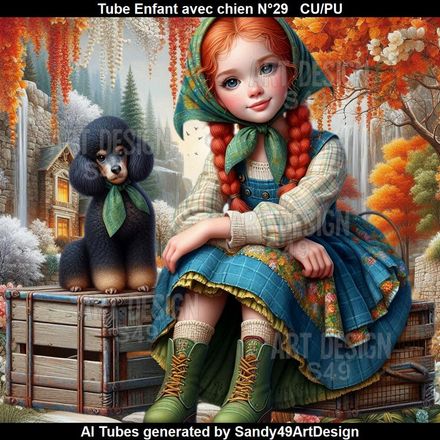 SAD - Tube Enfant avec chien N°29