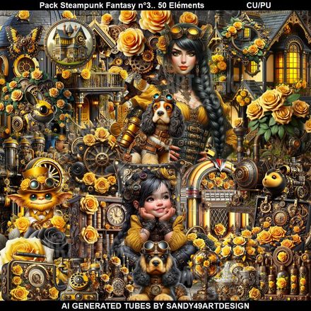 SAD - Pack Steampunk Fantasy N°3