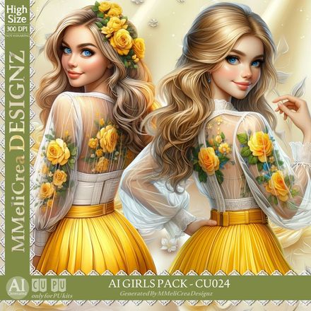 MMD - AI - GIRLS PACK - CU024