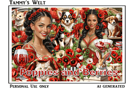 TW-Poppies and Berries