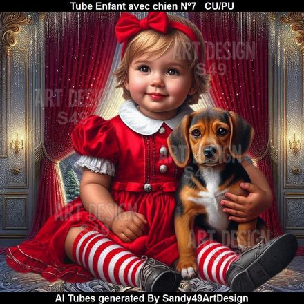 SAD - Tube Enfant avec chien N°7