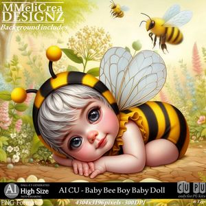 MMD - AI - CU Baby Bee Boy Baby Doll