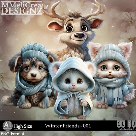 MMD - AI - Winter Friends - CU001
