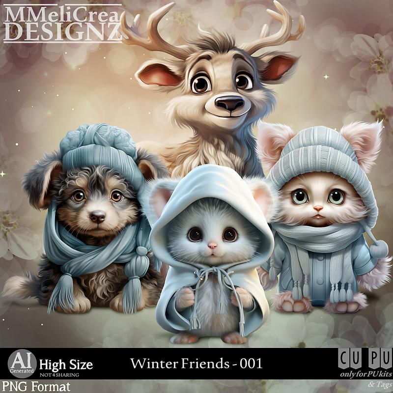 MMD - AI - Winter Friends - CU001