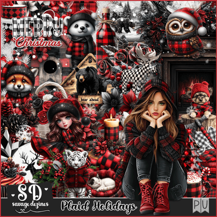 SD - Plaid Holidays Kit