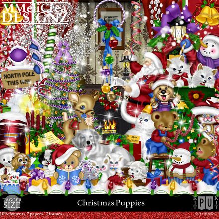 MMD - CLASSIC - PU - Christmas Puppies