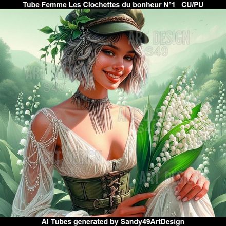 SAD - Tube Femme Les Clochettes du bonheur N°1