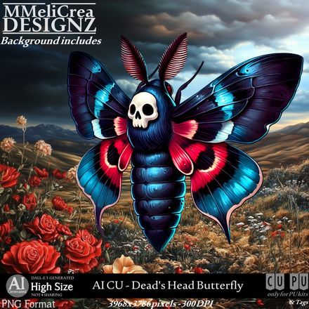 MMD - AI - CU Dead&#x27;s Head Butterfly