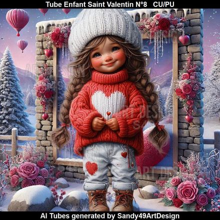 SAD - Tube Enfant Saint Valentin N°8