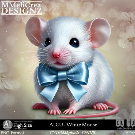MMD - AI - CU White Mouse