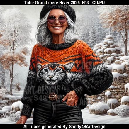 SAD - Tube Grand mère Hiver 2025  N°3