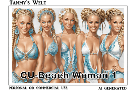 TW-CU-Beach Woman 1