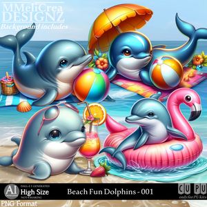 MMD - AI - Beach Fun Dolphins - CU001