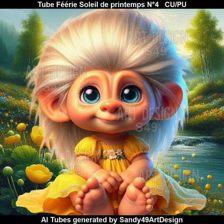 SAD - Tube Féérie Soleil de printemps N°4