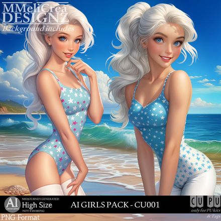 MMD - AI - GIRLS PACK - CU001