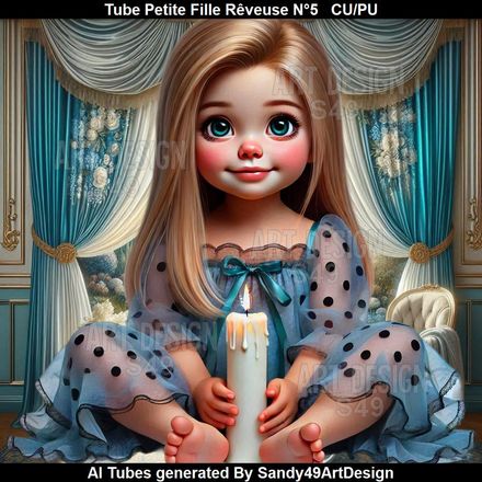 SAD - Tube Petite Fille Rêveuse N°5