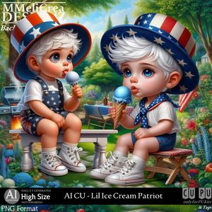 MMD - AI - CU Lil Ice Cream Patriot
